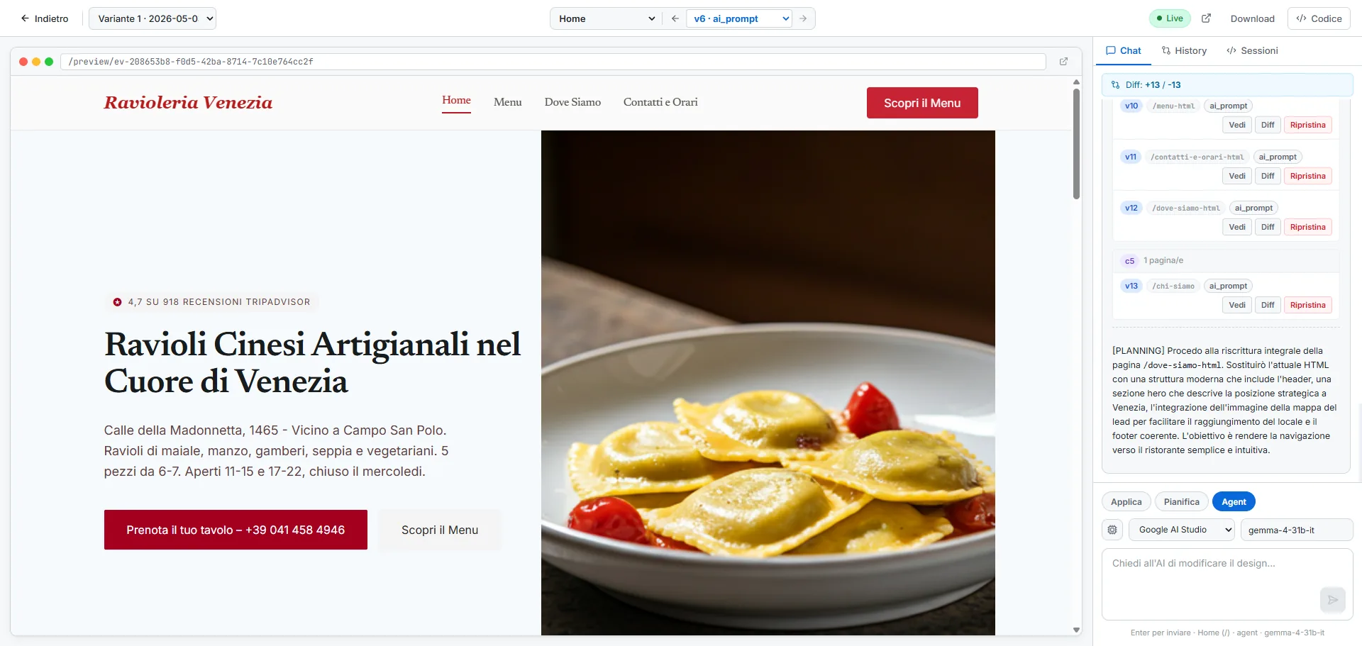 MapLeads AI - screenshot progetto 4